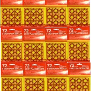 864 Cap Gun Refills for 8-Shot Cap Gun 12 Packs 72 Shots Each